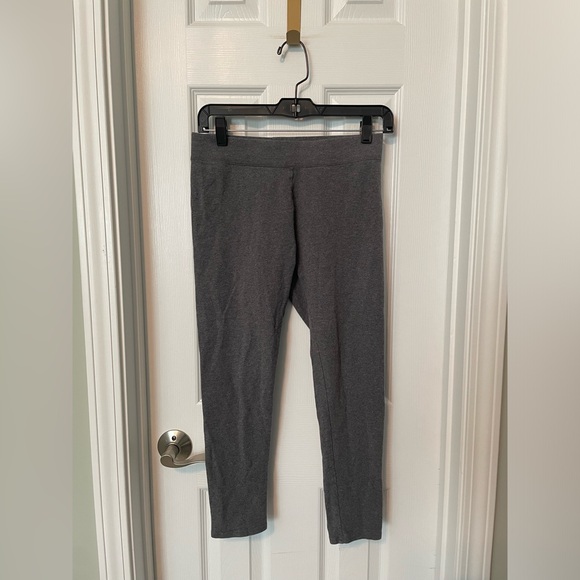 aerie Pants - Aerie Chill Play Move Gray Cotton Blend Leggings